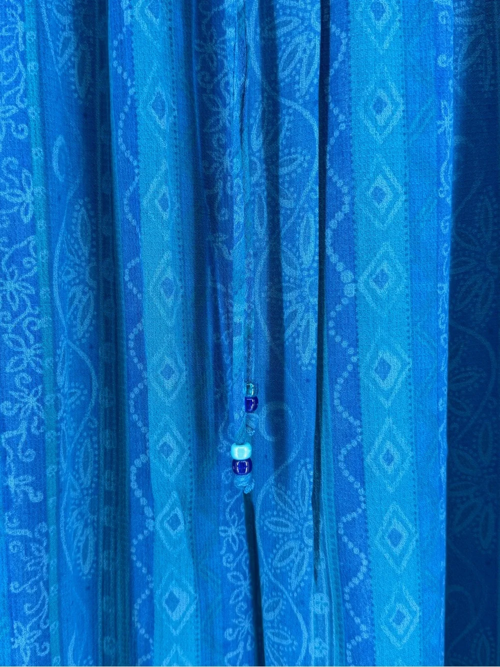 Vintage B.B. Studio Coastal Blue 3 Piece Set: Tank, Button-Down, Maxi Skirt, Med